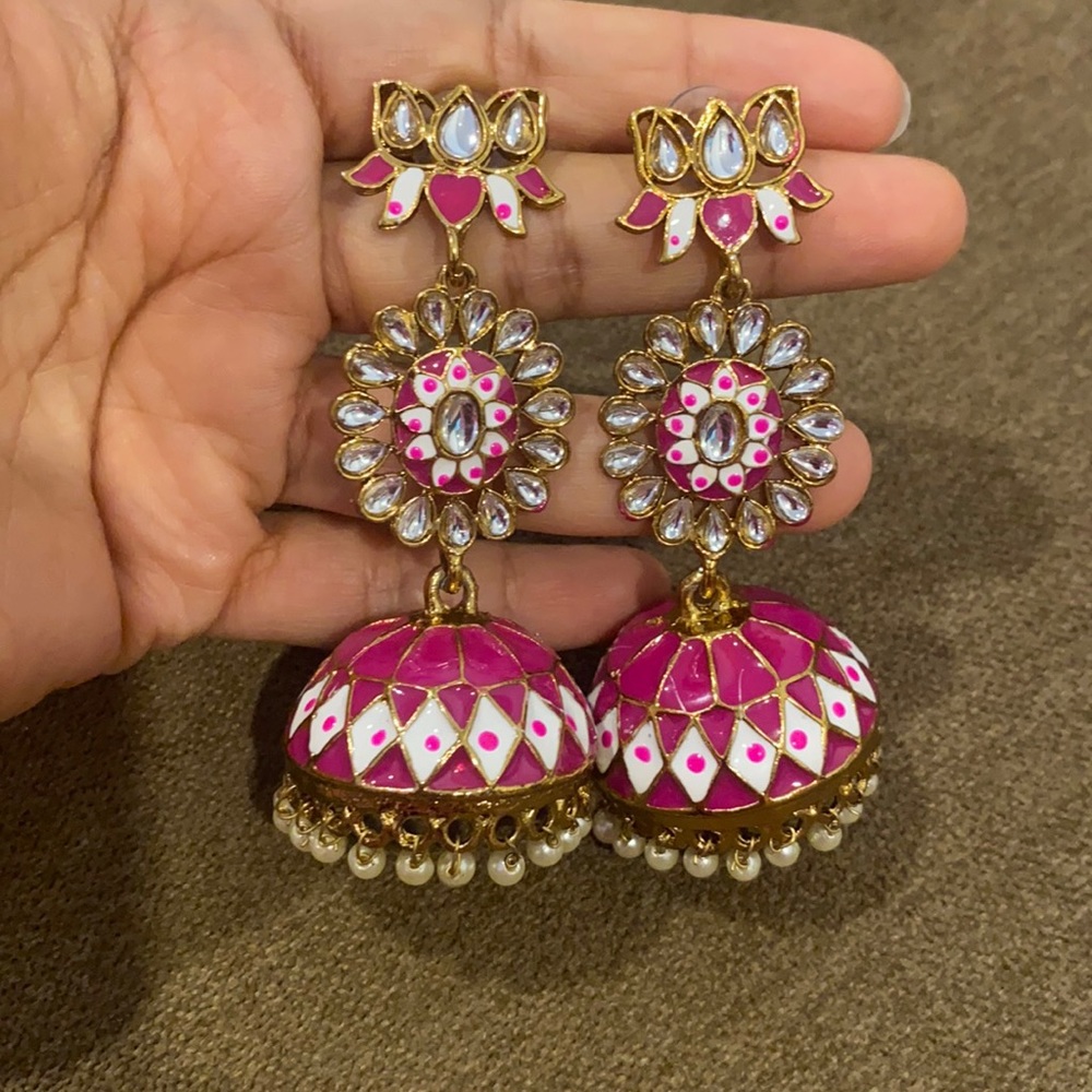Heavy Indian earrings